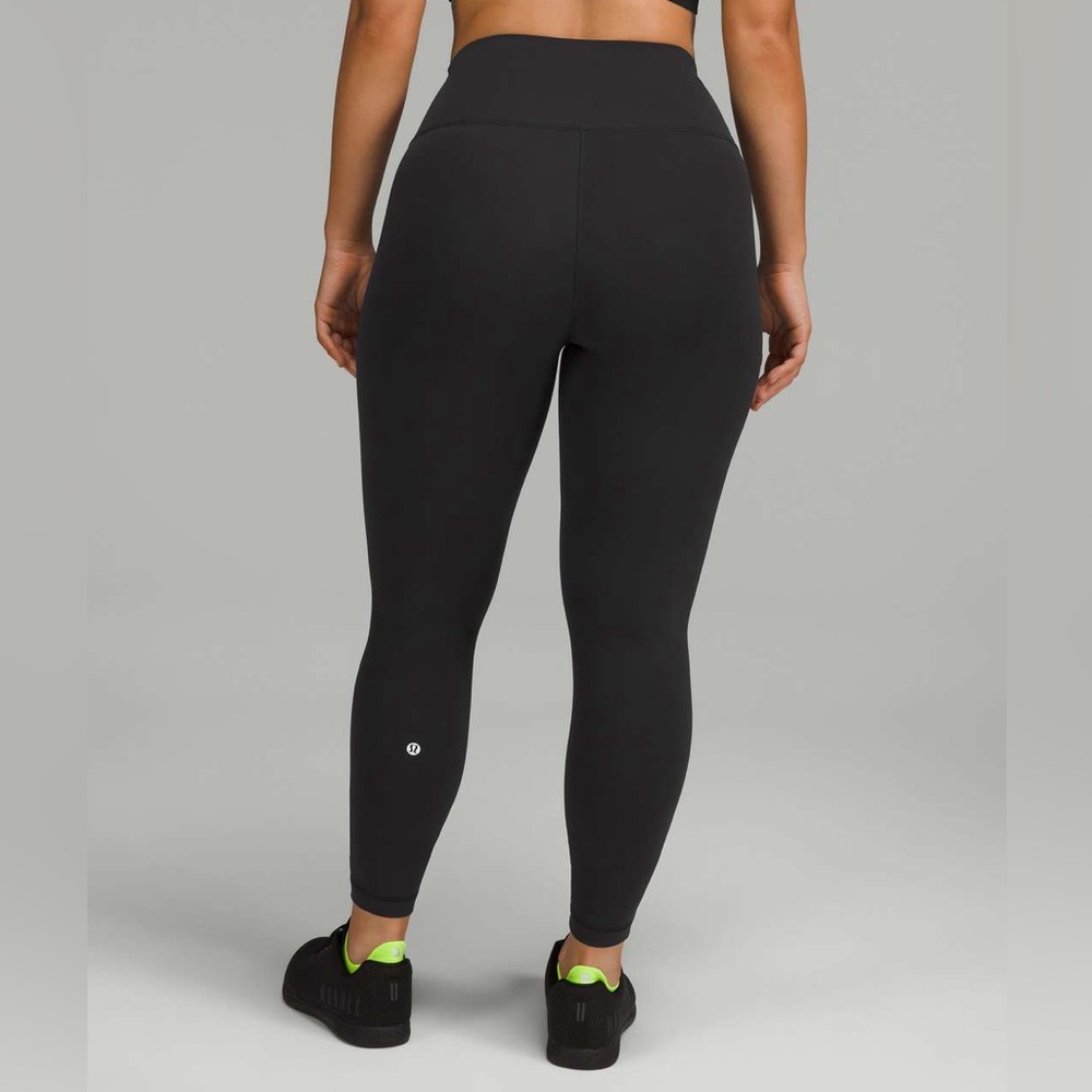 Lululemon Wunder Train Contour Fit High-Rise Tight 25"' Black Leggings